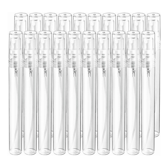 50 Pcs 5ml Mini Botellas Spray Perfume Vidrio Recargables