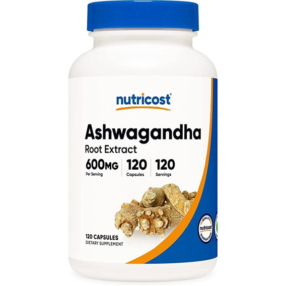 Ashwagandha Raíz 120 Cápsulas Importado Usa 