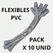 Flexible De Pvc Para Agua 1/2 X 40 Cm 10 Unidades