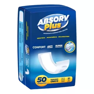 Absorvente Geriátrico Unisex Absorv Plus (04 Pacotes) 200 Ab