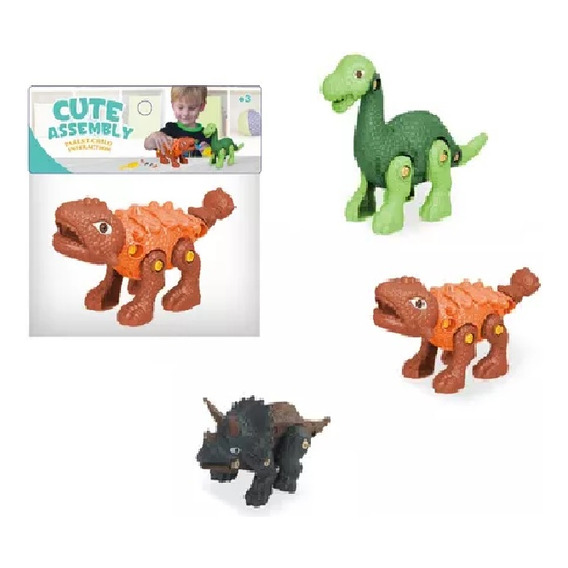 Muñecos Dinosaurios P/armar Cute Assambly Sebigus