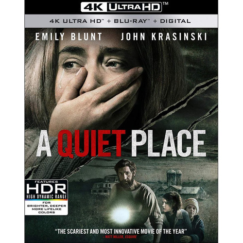 4k Ultra Hd + Blu-ray A Quiet Place / Un Lugar En Silencio