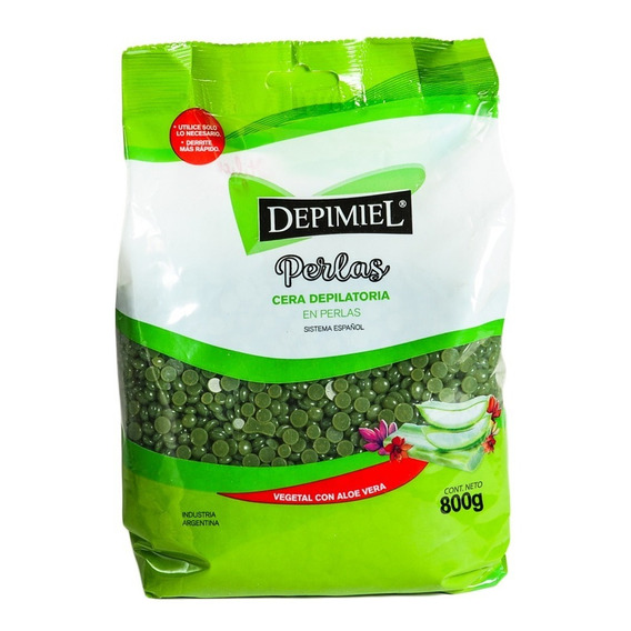 Depimiel Cera Depilatoria Perlas Vegetal Aloe X 800g Local