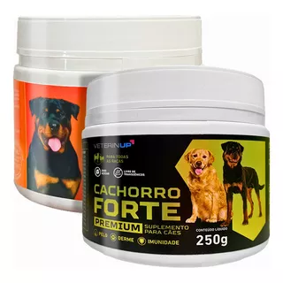 Suplemento Cachorro Forte Premium 250g + Aminocão 300g