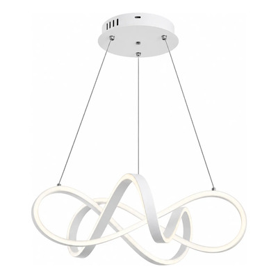 Lampara Colgante Monarca Led Cct Diseño Blanco Luz Desing Blanco