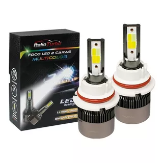 Par De Focos Led Automotriz 2 Caras Multicolor