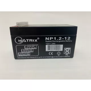 Batería Matrix 12v1.2ah