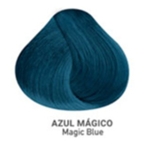 Tinte Para Cabello Rbl Semipermanente Colores Fantasia 90g Color: Azul Mágico