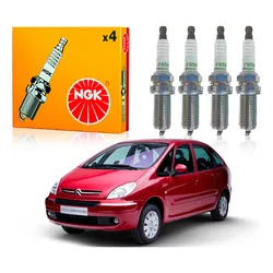  Jogo Velas Ngk Xsara Picasso 2.0 16v Gasolina 2001 A 2012