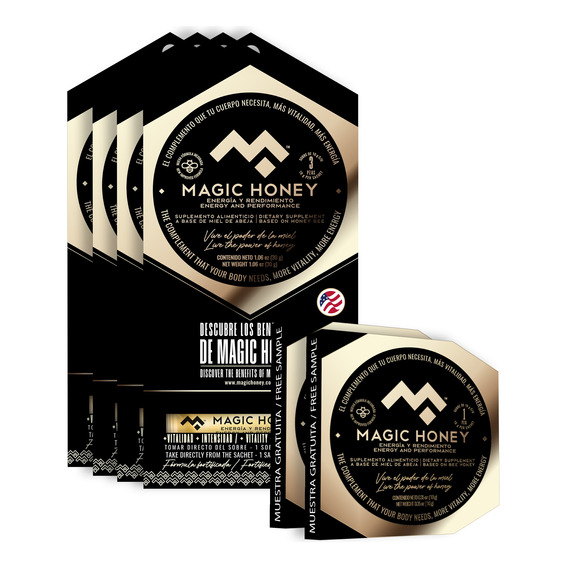 Magic Honey 12 Sachets Para Hombre Mas 2 De Regalo