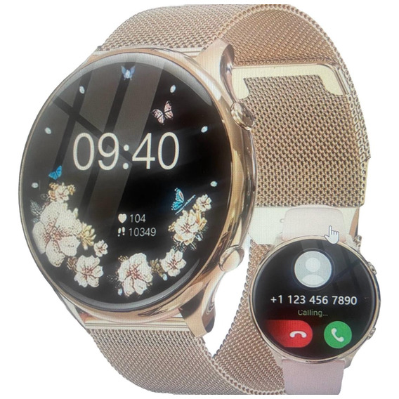 Reloj Inteligente Dama G-tide Romance Pantalla Amoled Estilo