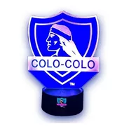 Lámpara Oficial 3d Colo Colo + Control Remoto 