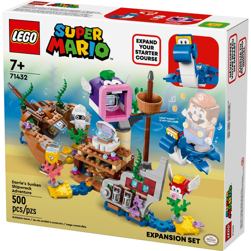Lego 71432 Super Mario: Dorrie Y El Buque Naufragado Cantidad de piezas 500