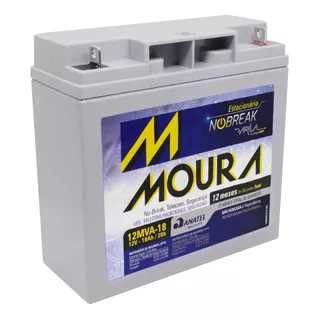 Batería Recargable Sellada 12v 18ah Moura 12mva18 Ups Alarma