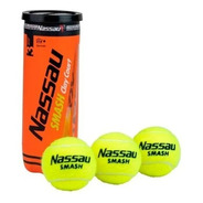 Pelotas Tenis Nassau Smash Polvo Ladrillo Clay Profesional