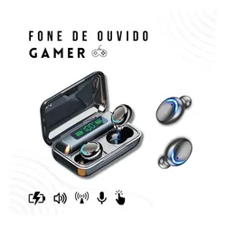 Fone Bluetooth In-ear Gamer Led Indicador Sem Fio Preto E10 no Mercado Livre com oferta e cupom de desconto