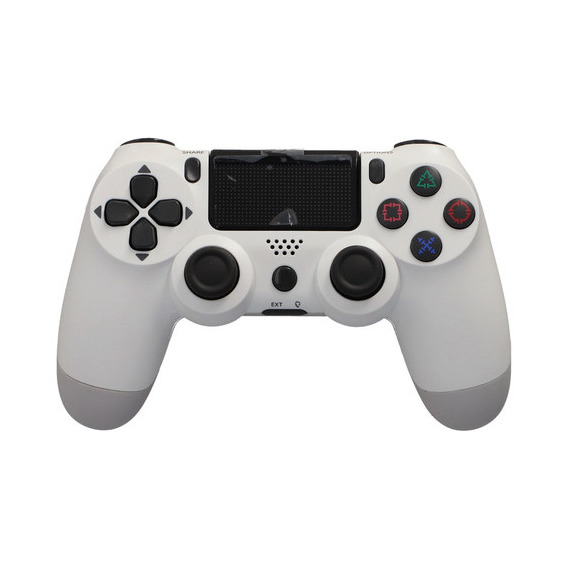 Joystick Inalambrico Ps4 Blanco Double Motor Soy Gamer