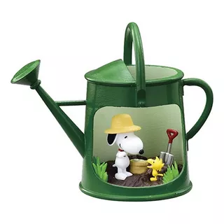 Snoopy Terrarium Re-ment Life In A Bottle Watering Can