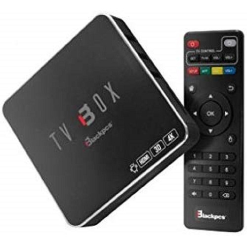 Tv Box 4k Smart Tv Blackpcs Eo104l-bl 1gb Ram Negro Tipo de control remoto Estándar