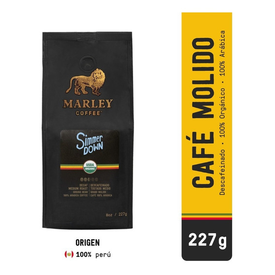 Café Grano Molido · Simmer Down 227 G · Marley Coffee