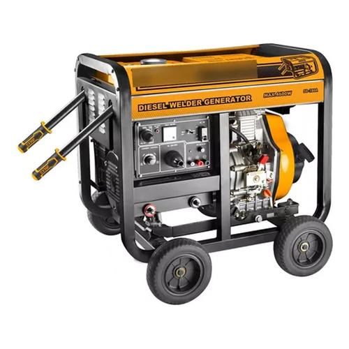 Generador Diesel 4,6kw Moto Soldadora 180 Cargador 12v Ingco