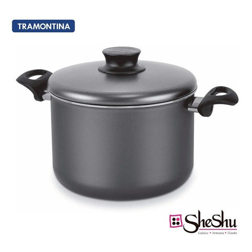 Olla Tramontina Paris Teflon 7 Lts 24 Cm - Sheshu Home Color Negro