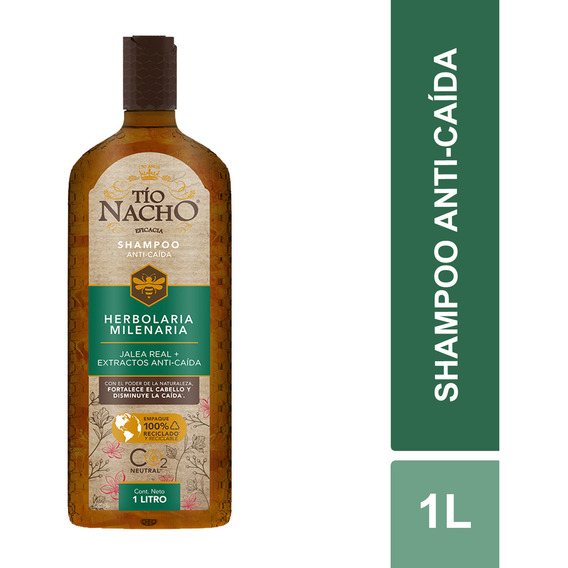 Tío Nacho Shampoo Herbolaria Anti Caída 1 Lt