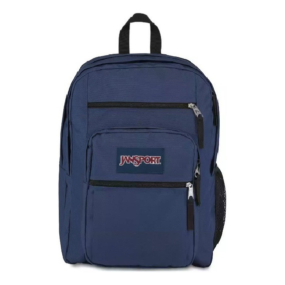 Mochila Jansport Big Student Color Navy Diseño De La Tela Liso