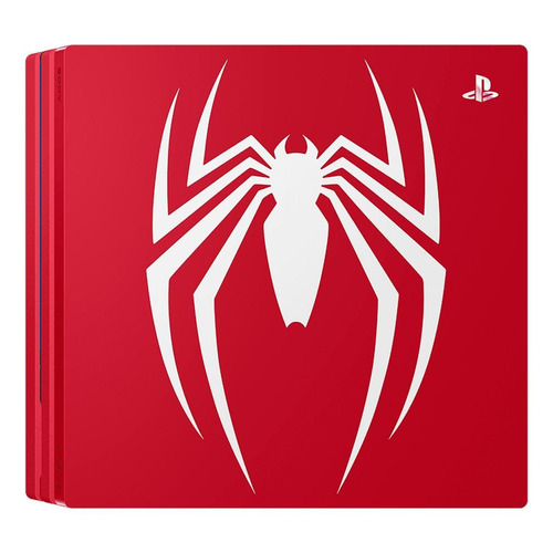 Sony PlayStation 4 Pro 1TB Marvel's Spider-Man Limited Edition Bundle color  amazing red