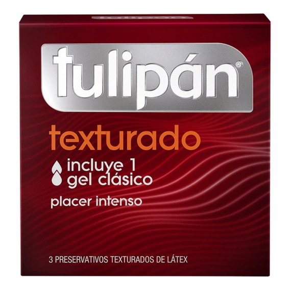 Preservativo Tulipán Texturado X 3 Unidades
