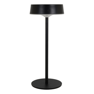 Lámpara De Mesa Led Cct Dimer Usb-c Y Solar Negro Mks - Negro