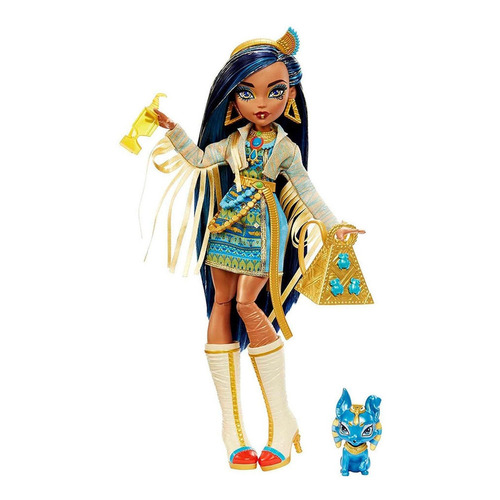 Monster High Muñeca Cleo De Nilo 27 Cm Accesorios 2022