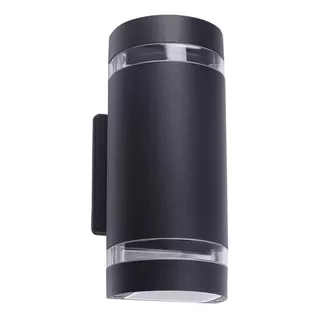 Lámpara Bidireccional De Pared Artlite Ade-006 Color Negro 90v/240v
