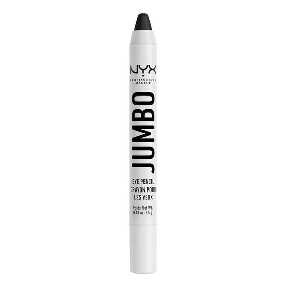 Delineador De Ojos Jumbo Eye Pencil Nyx Professional - 5gr Color Black bean Efecto Mate