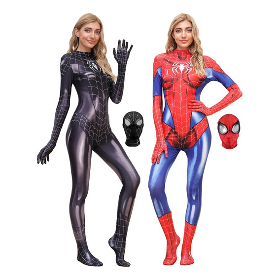 Mono Ajustado Para Cosplay De Spiderman