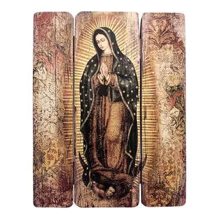 Cuadro Virgen Guadalupe Impresión Directa En Mdf 30x25cm