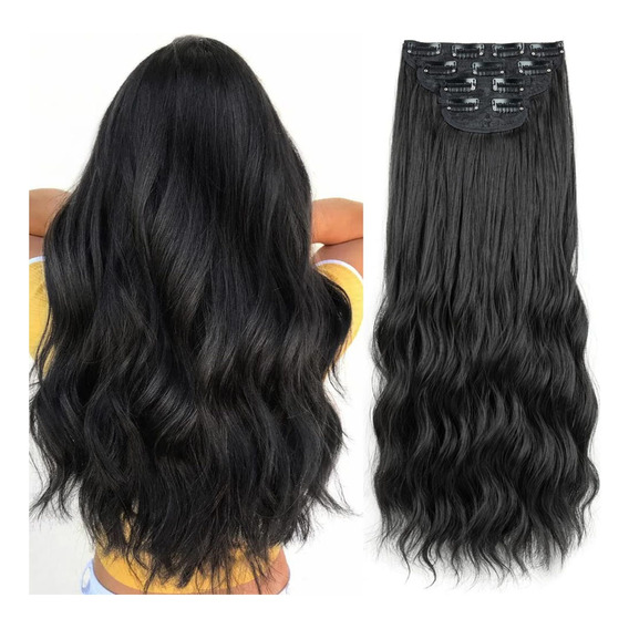 Extensiones De Cabello Pelo Postizo Cabello Lavable