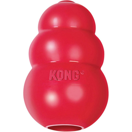 Kong Classic Medium Juguetes Rellenable Perro Mediano Color Rojo