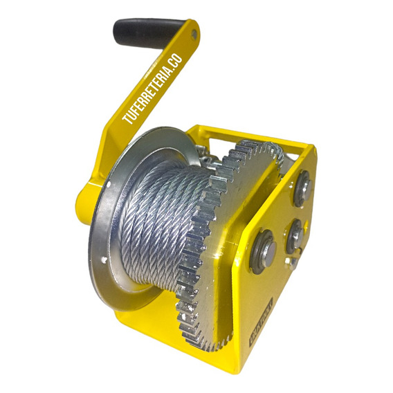 Winch Malacate Manual 2500 Lb Cable Tipo Pesado Uyustools