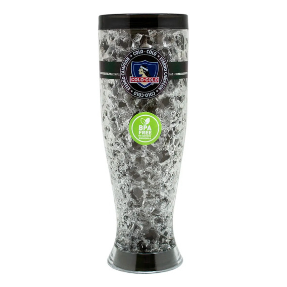 Vaso Shopero Colo Colo Frozen Gel 16oz Futbol