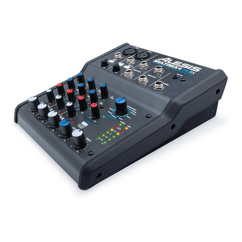 Mezclador Alesis Multimix 4 Canales Con Efectos E Interfaz