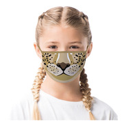 Máscara De Tecido Lavável Infantil Tigre