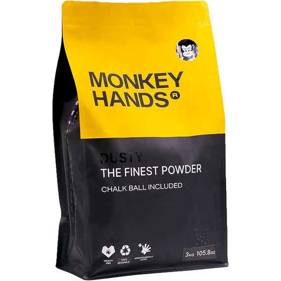 Monkey Hands Bolsa Magnesia 3 Kg, Evita Sudoración 