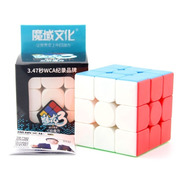 Meilong 3 Cubo Mágico 3x3x3 Moyu Colorido Pronta Entrega