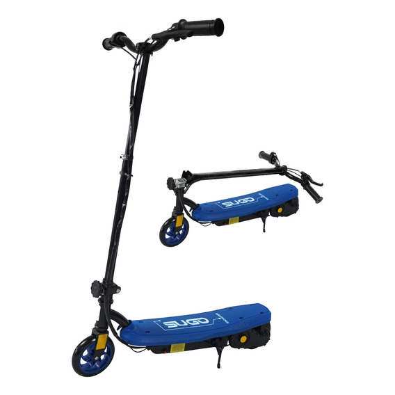 Scooter Patín Eléctrico Eco-forte Plegable Cd11a 120w 12km/h Color Azul