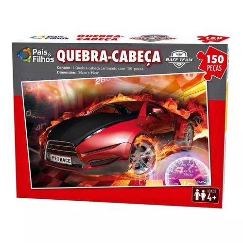 Quebra-cabeça - Race - Carros - 150 peças