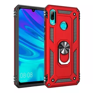 Funda Uso Rudo Huawei P Smart 2019 Con Cristal Templado 9d