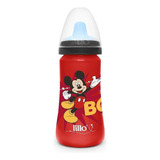 Copo Colors Bico De Silicone Disney Mickey Vermelho - Lillo