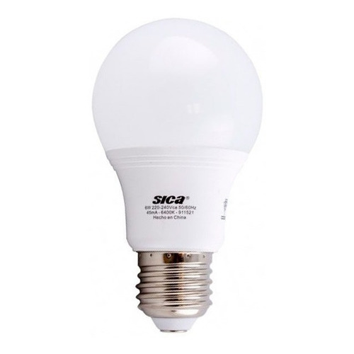 Lampara Led 7w Luz Cálida Sica Autonoma Luz De Emergencia Color Blanco Color de la luz Blanco cálido