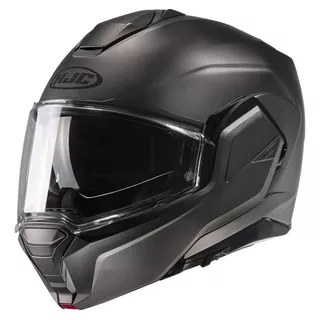 Capacete Hjc I100 Solido Titânio Articulado Fosco